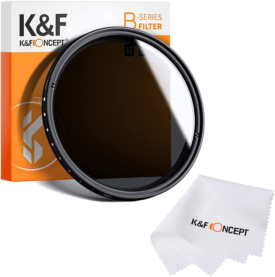 K&F Concept 67mm 可変NDフィルター ND2-ND400
