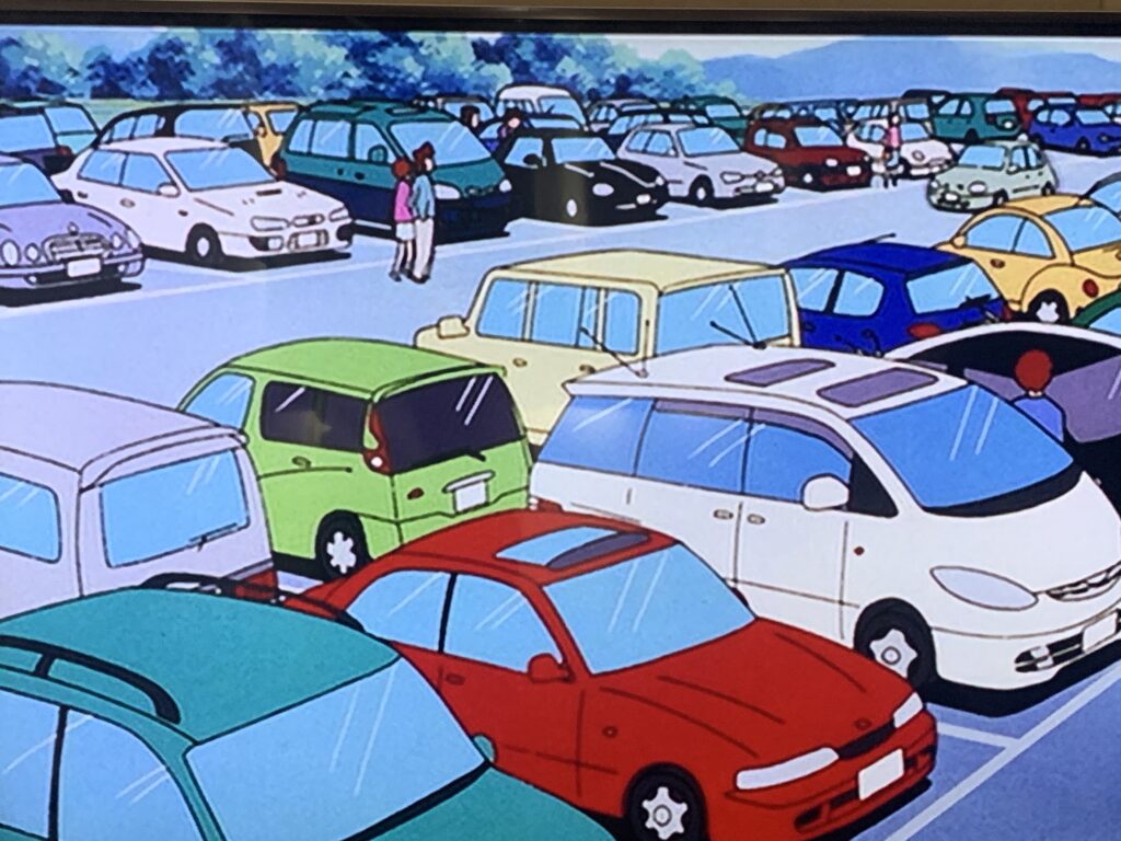 20世紀博の駐車場